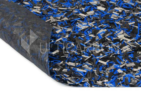 ForgeTEX® Blue Glass Forged Carbon Fiber Fabric 35″/89cm Wide x 1 Yard/0.91m