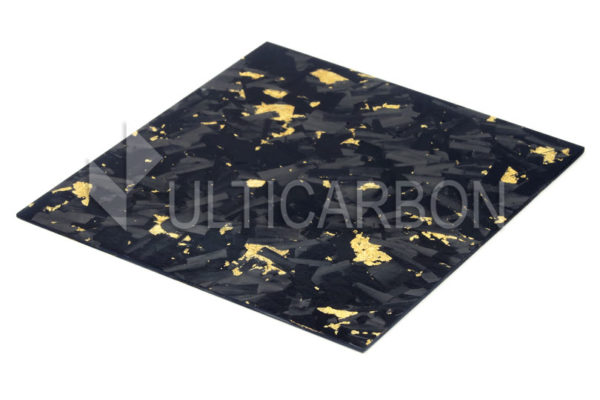Forged Carbon Fiber Cured Sheet Sample 1″ x 1″/2.5cm x 2.5cm
