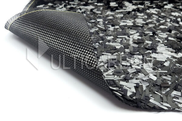 ForgeTEX® Plain Weave Backing Forged Carbon Fiber Fabric 12″ x 35″/31cm x 89cm